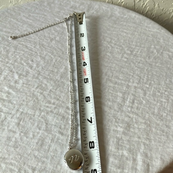 Kate Spade: Silver Tone “n” Pendant Locket Necklace - Picture 14 of 16